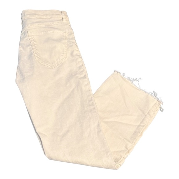 Zara Cream Wide Leg Jeans Size 1 - Picture 2 of 4